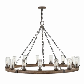 Sawyer Outdoor ChandelierWeatherproof outdoor lighting