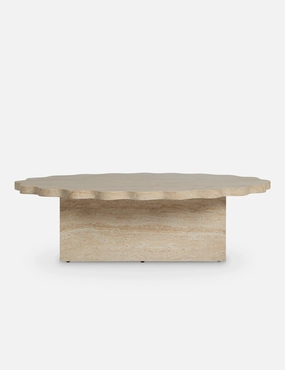 Scalloped Indoor / Outdoor Coffee Table by Sarah Sherman Samueloutdoor patio furniture set