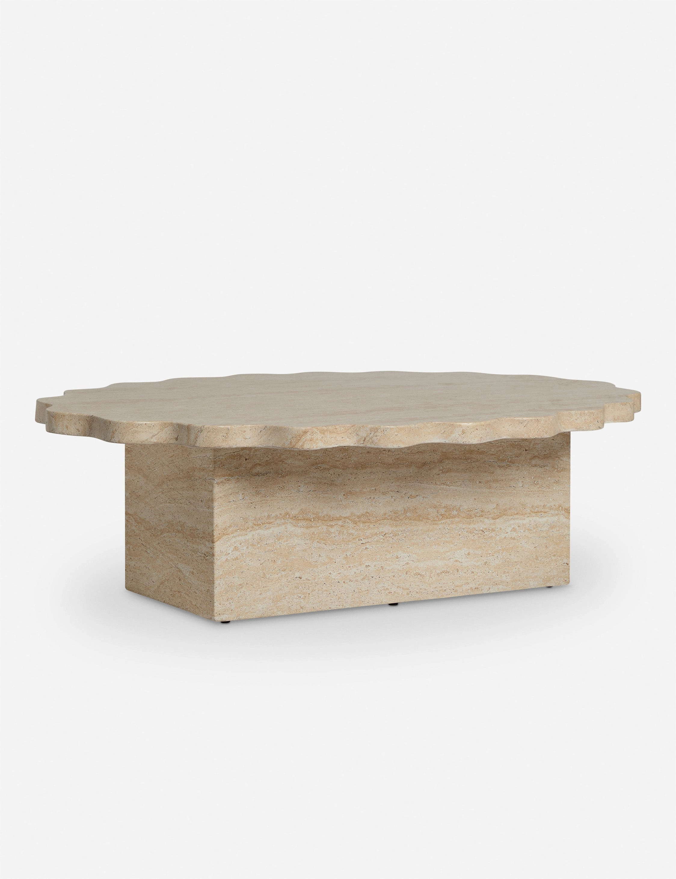 Scalloped Indoor / Outdoor Coffee Table by Sarah Sherman Samuel
