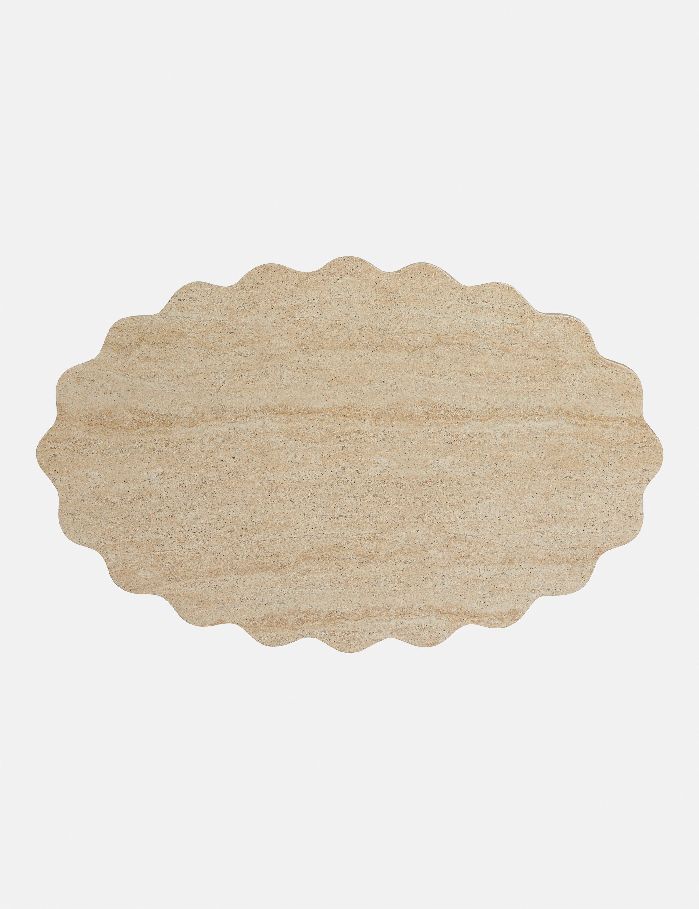 Scalloped Indoor / Outdoor Coffee Table by Sarah Sherman Samuel