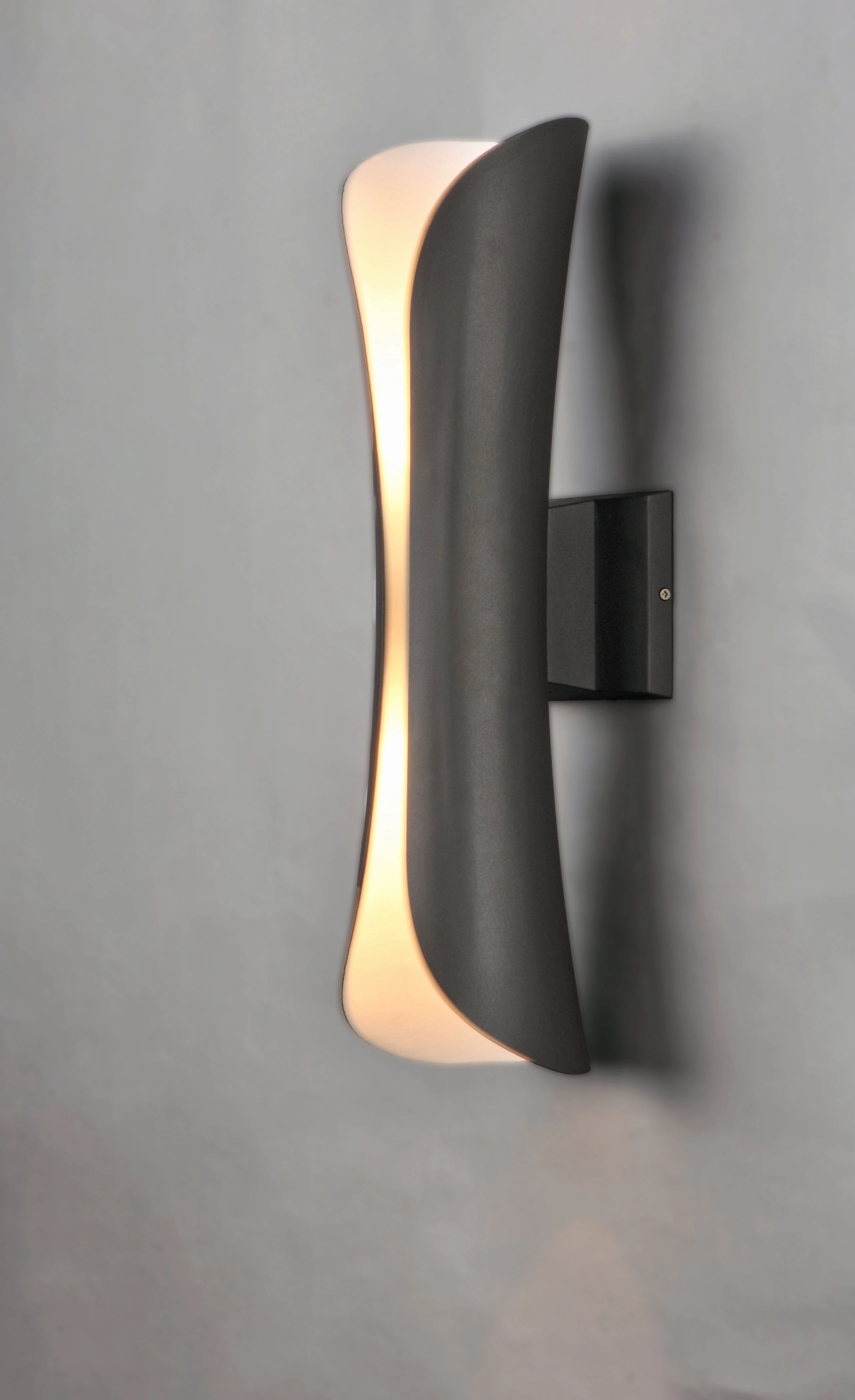 Scroll LED Outdoor Wall Sconce Architectural Bronze