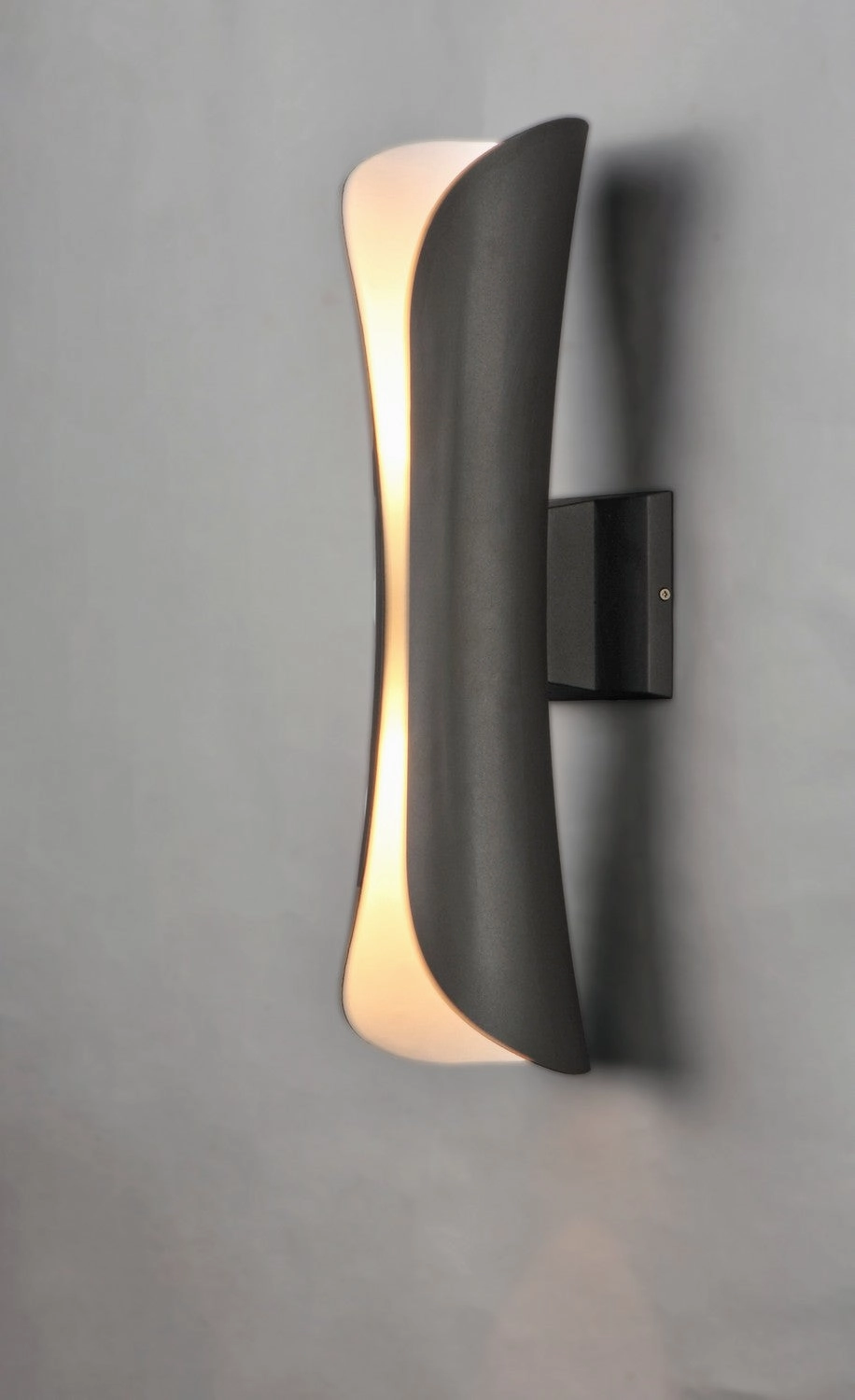Scroll LED Outdoor Wall Sconce Architectural Bronze