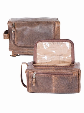 Price Drop Today MustHave Deal Scully Aerosquadron Collection Leather Shave Kit Walnut