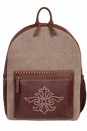 Scully Canvas & Leather Backpack Berkeley Todays Special Savings