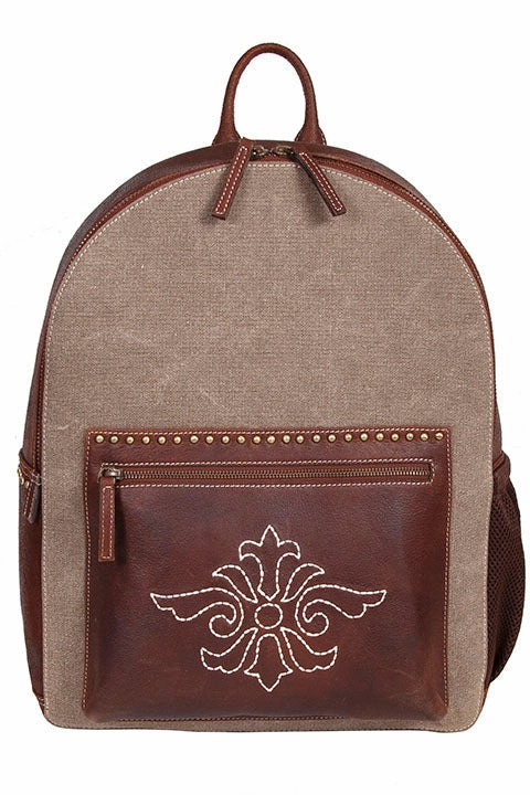 Scully Canvas & Leather Backpack Berkeley Todays Special Savings