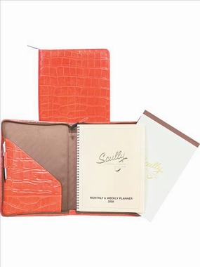 Scully Croco Embossed Leather Zip Letter Pad Exclusive Deal Inside Hot Pick of the Day