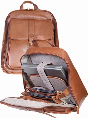 Mega Online Discount Todays Steal Scully Leather Business Backpack Assorted Colors