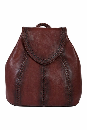 Scully Leather Kalahari Ladies Backpack Brown Flash Deal Today Todays Best Deal
