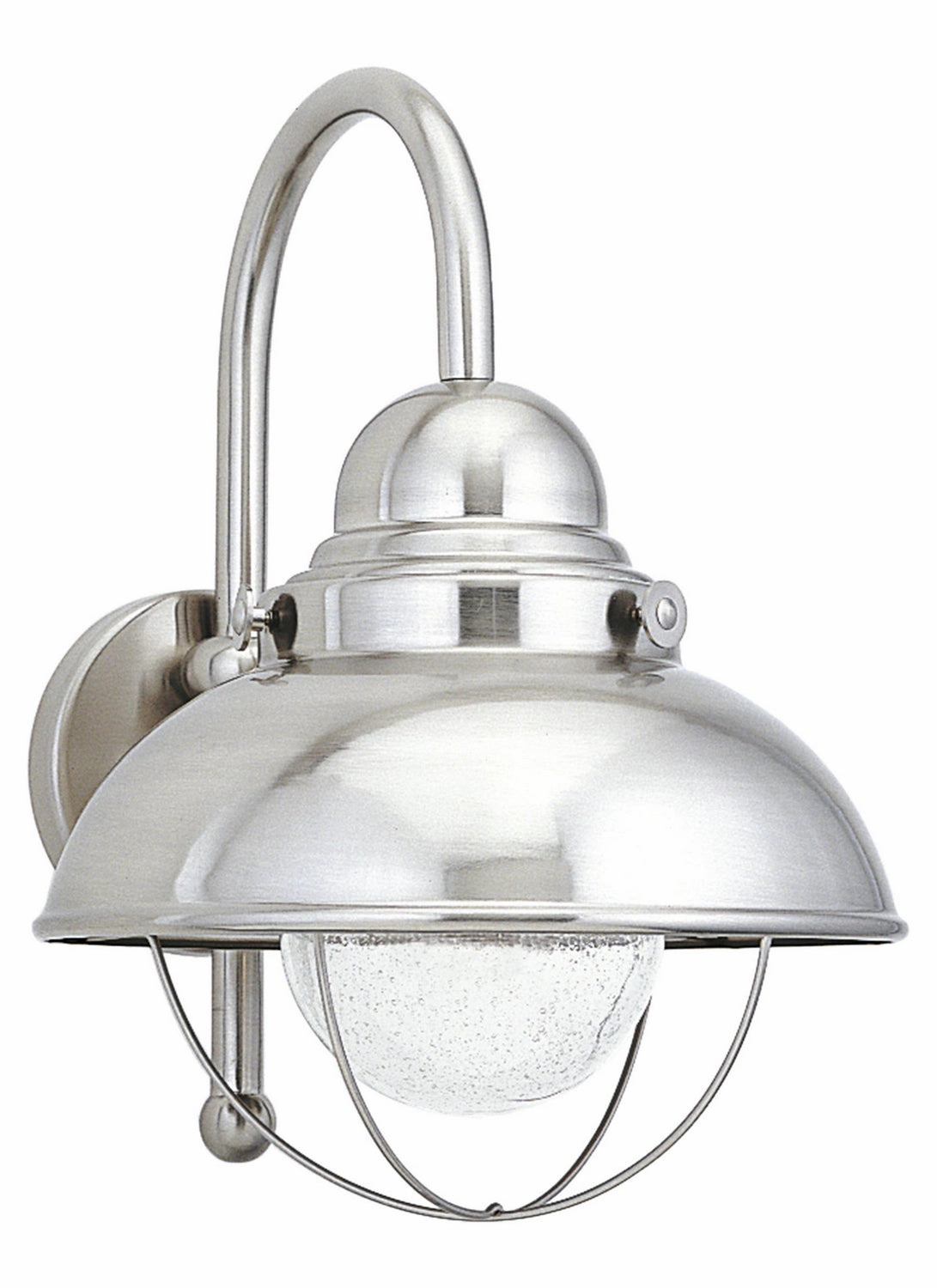 Sebring LED Outdoor Wall Lantern Brushed StainlessOutdoor wall sconces with motion sensor