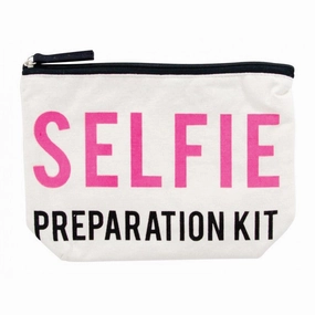 Selfie Preparation Kit Canvas Cosmetic Bag Instant Hot Deal