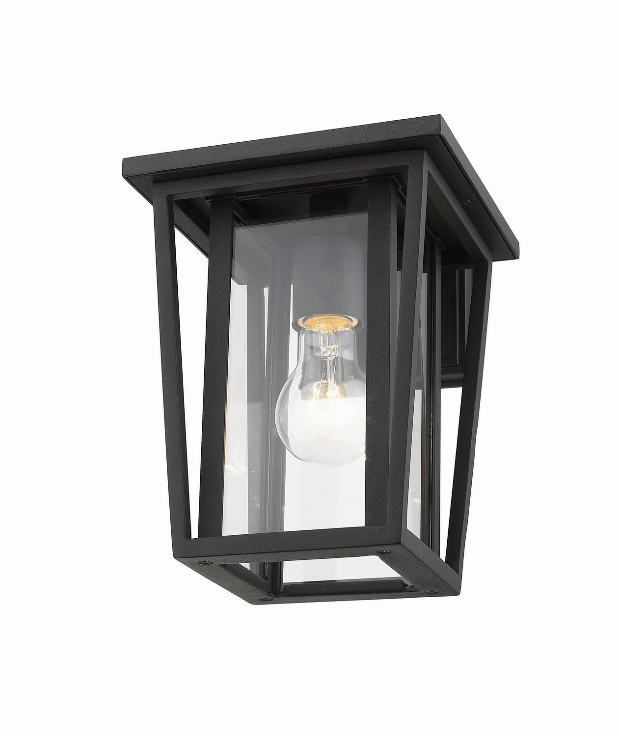 Seoul One Light Outdoor Wall Light Black