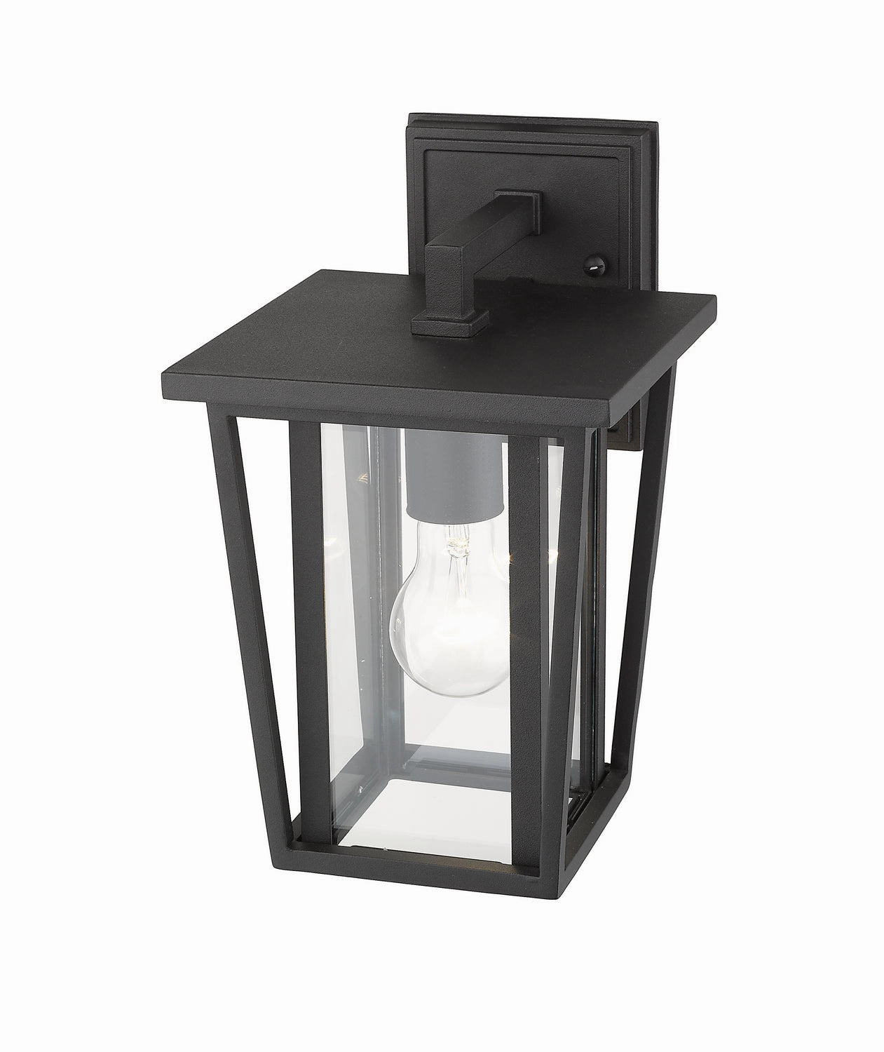 Seoul One Light Outdoor Wall Light Black