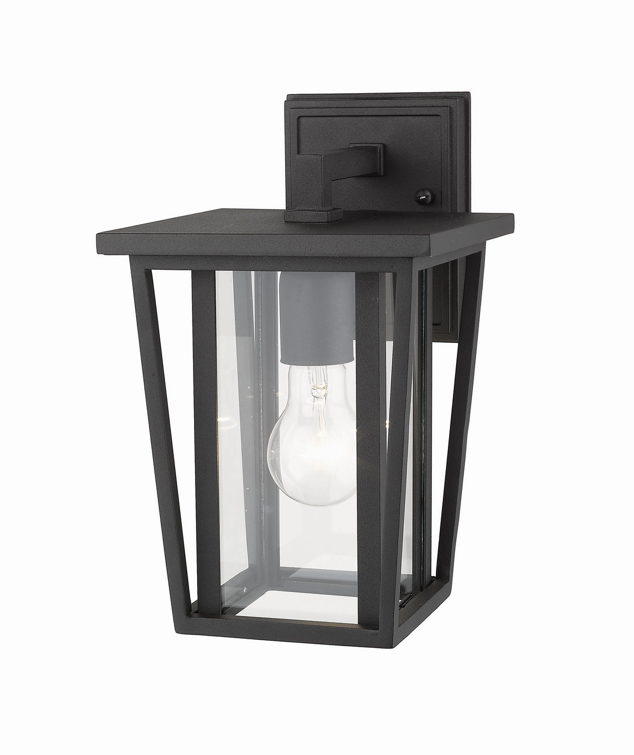 Seoul One Light Outdoor Wall Light Black