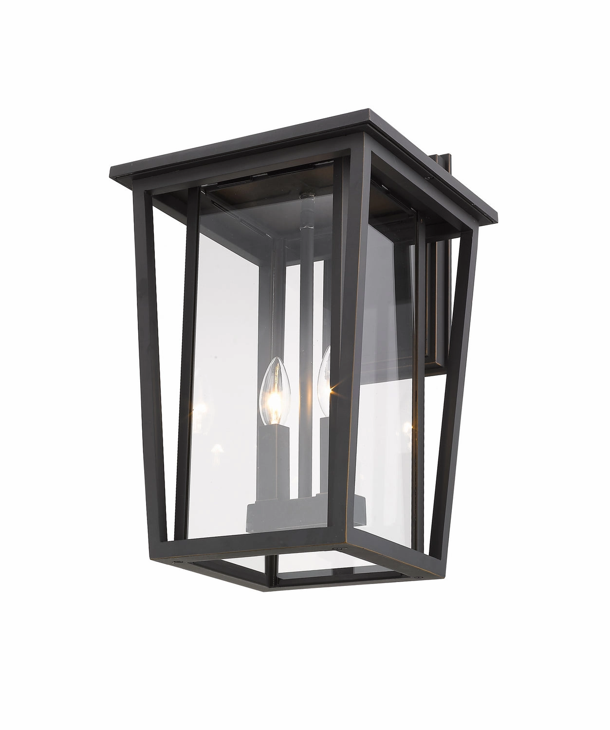 Seoul Two Light Outdoor Wall Sconce Oil Rubbed Bronze