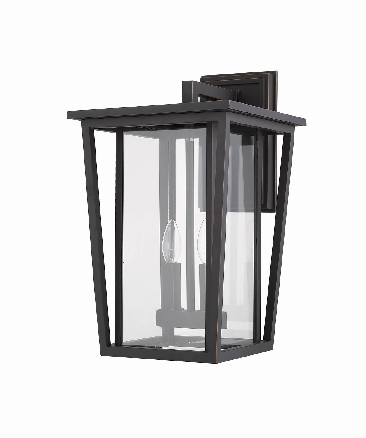 Seoul Two Light Outdoor Wall Sconce Oil Rubbed Bronze