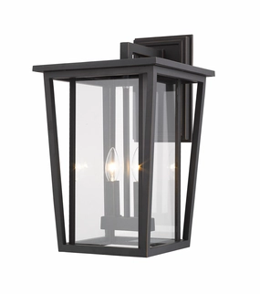 Seoul Two Light Outdoor Wall Sconce Oil Rubbed BronzeOutdoor wall sconces with motion sensor
