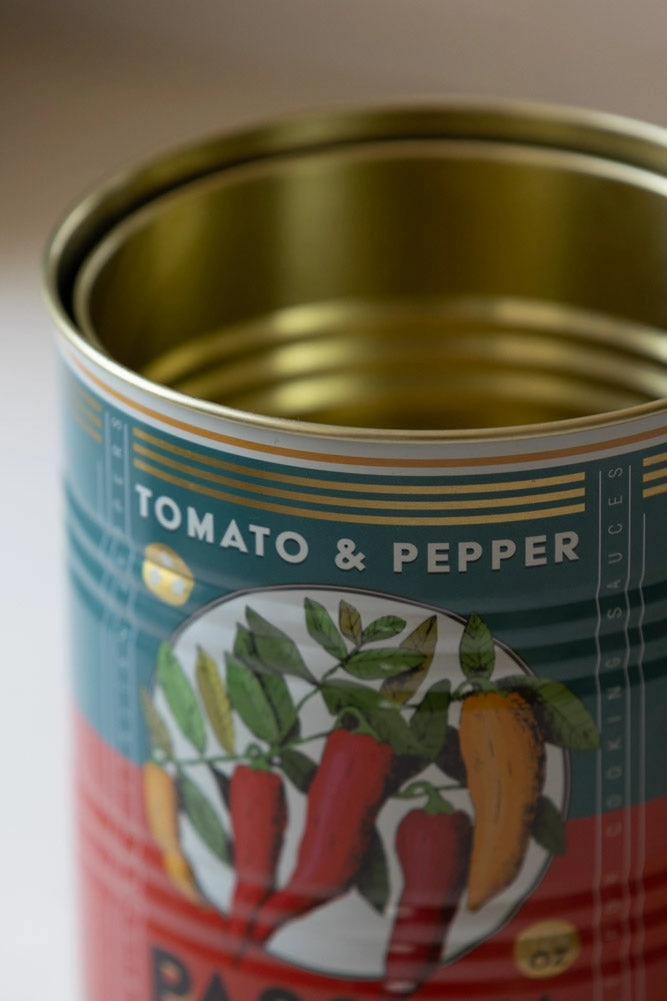 Set Of 2 Passata Storage Tins
