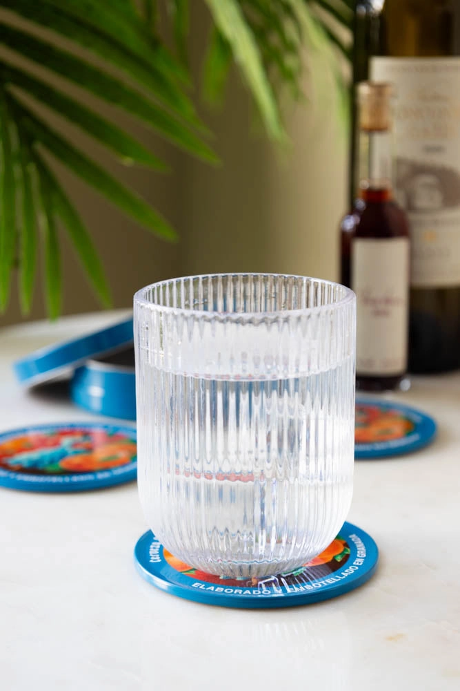 Set of 4 Flamenco & Oranges Coasters