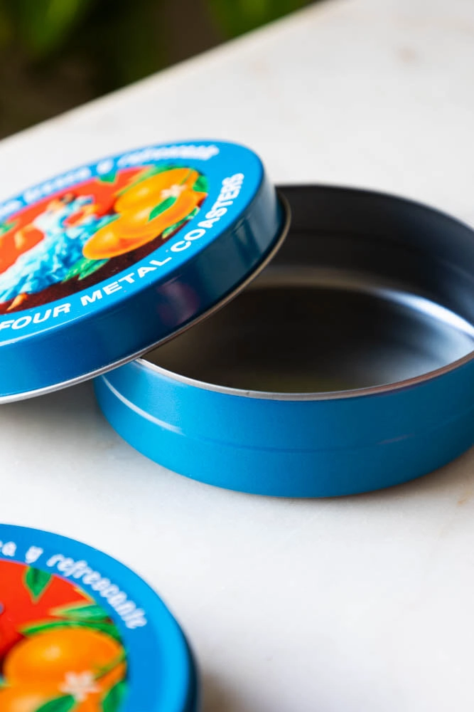Set of 4 Flamenco & Oranges Coasters