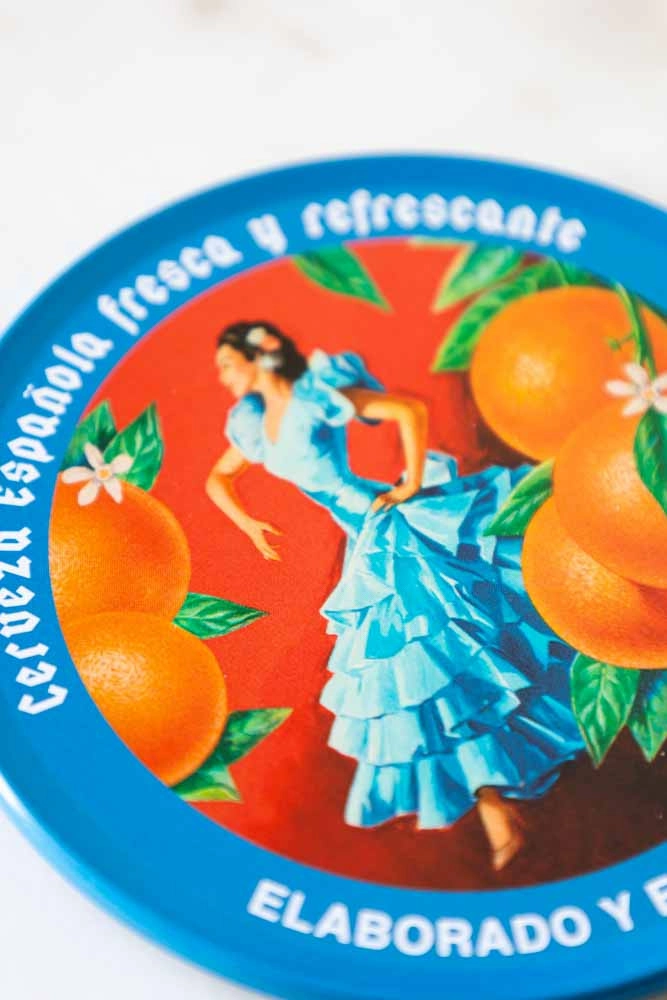 Set of 4 Flamenco & Oranges Coasters