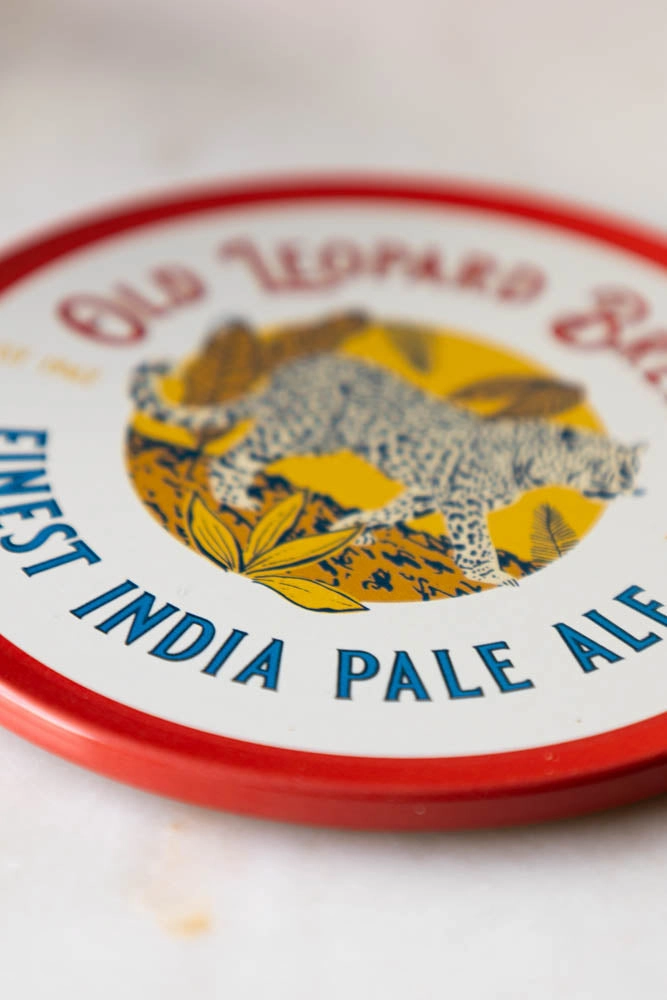 Set of 4 Old Leopard Brewery Coasters