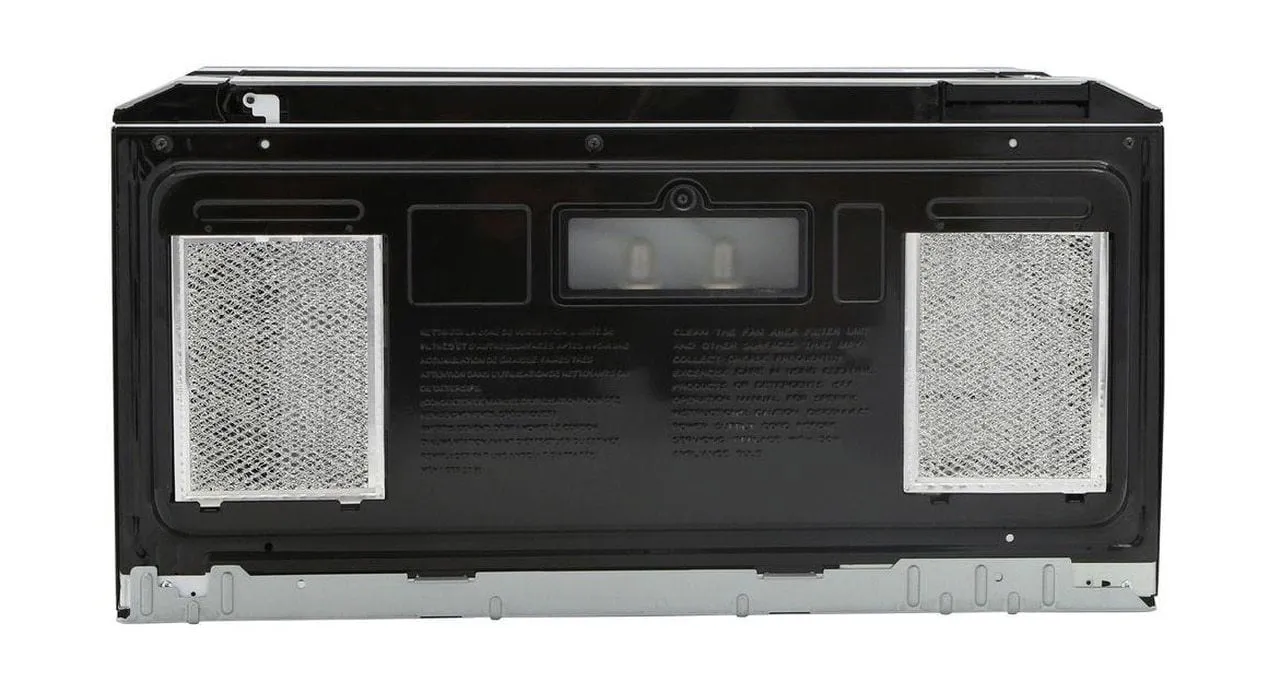 Sharp R1514TY 1.5 Cu. Ft. 1000W Sharp Stainless Steel Over-The-Range Carousel Microwave Oven