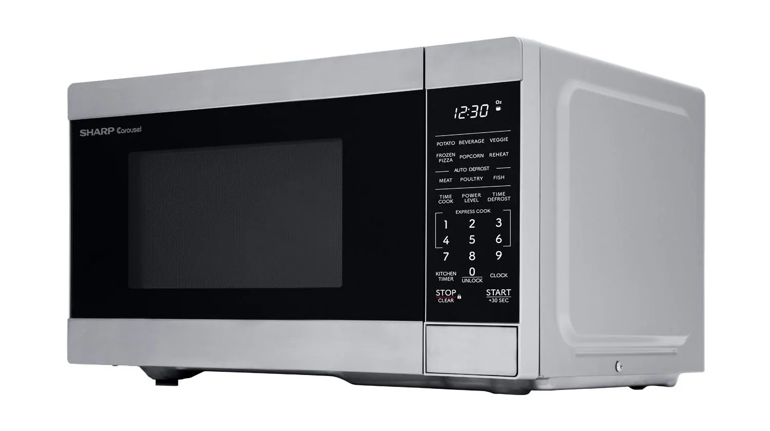 Sharp SMC0962KS Sharp 0.9 Cu. Ft. 900W Stainless Steel Countertop Microwave Oven