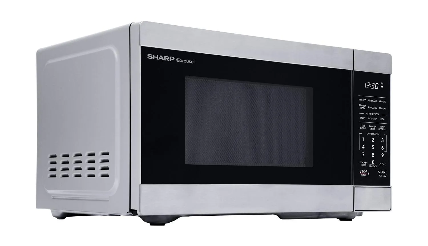 Sharp SMC0962KS Sharp 0.9 Cu. Ft. 900W Stainless Steel Countertop Microwave Oven