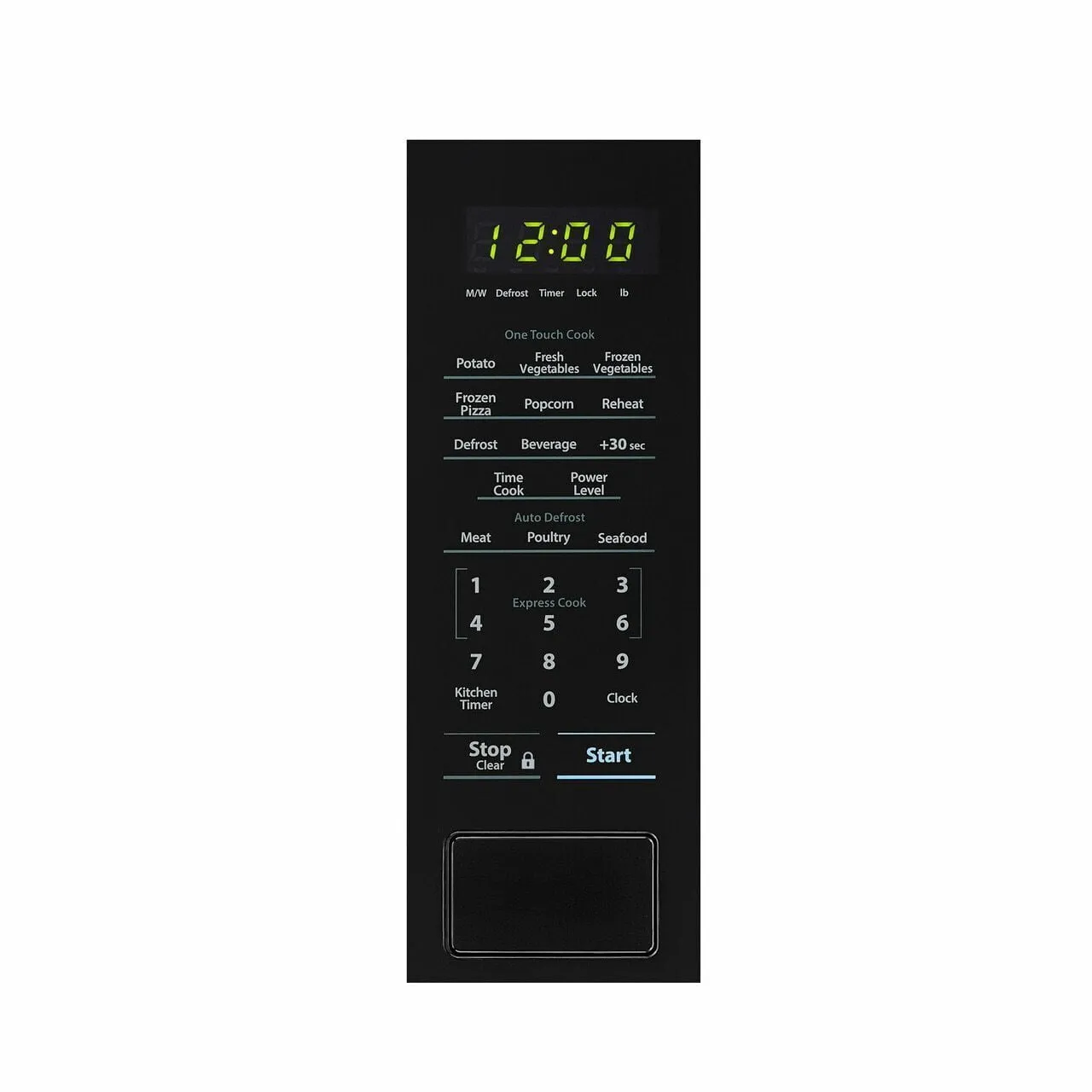 Sharp SMC1131CB 1.1 Cu. Ft. 1000W Sharp Countertop Black Microwave