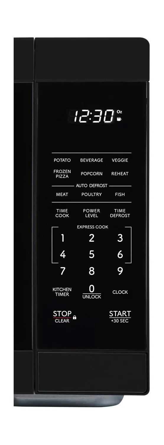 Sharp SMC1161KB Sharp 1.1 Cu. Ft. 1000W Black Countertop Microwave Oven