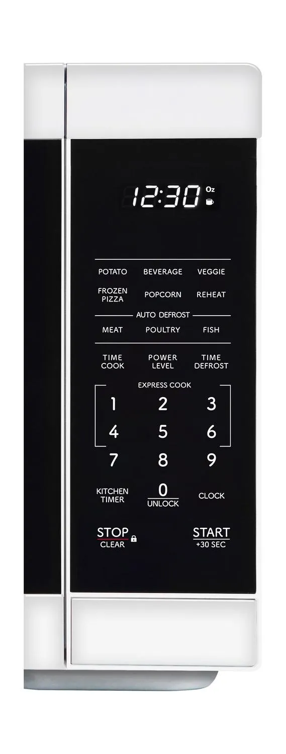 Sharp SMC1161KW Sharp 1.1 Cu. Ft. 1000W White Countertop Microwave Oven