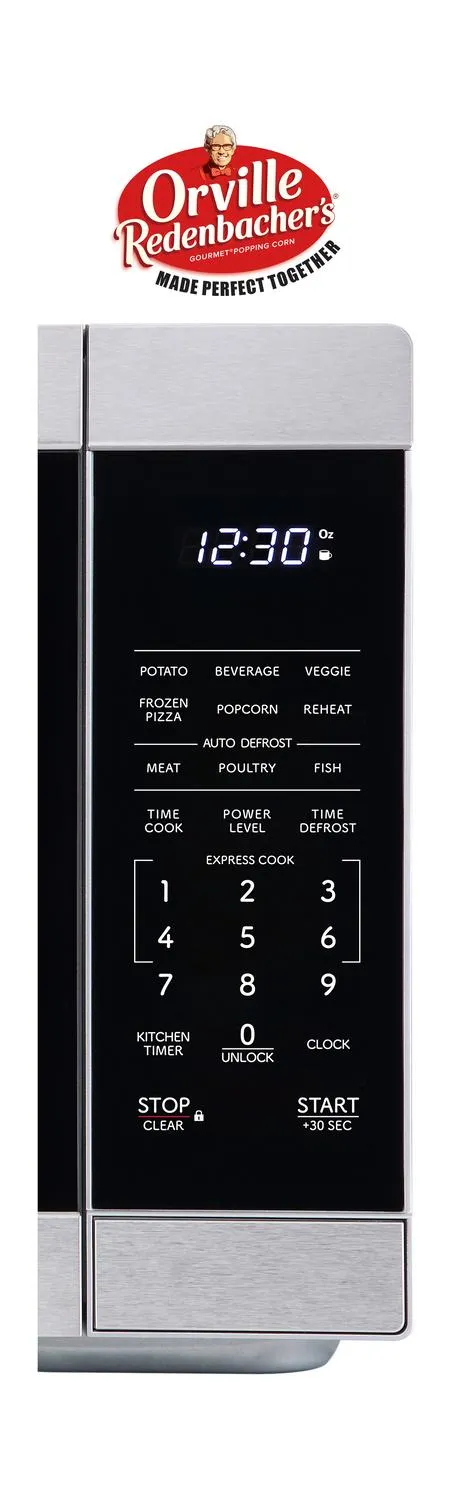 Sharp SMC1162KS Sharp 1.1 Cu. Ft. 1000W Stainless Steel Countertop Microwave Oven