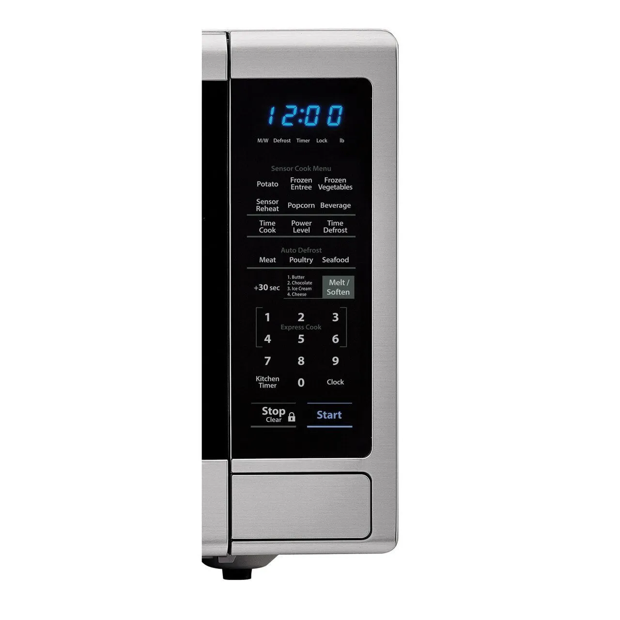 Sharp SMC1442CS 1.4 Cu. Ft. 1000W Sharp Stainless Steel Carousel Countertop Microwave Oven