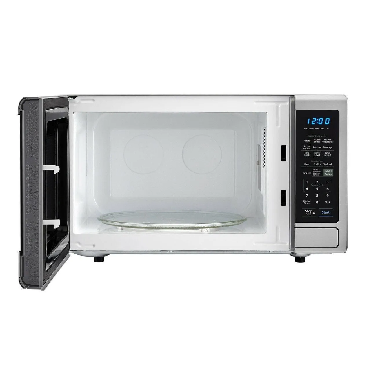 Sharp SMC1442CS 1.4 Cu. Ft. 1000W Sharp Stainless Steel Carousel Countertop Microwave Oven