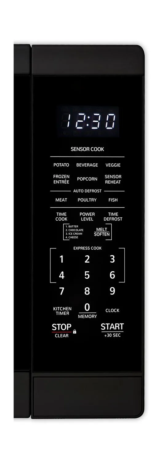 Sharp SMC1461HB 1.4 Cu. Ft. Black Countertop Microwave Oven