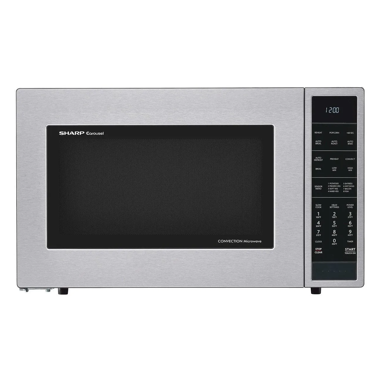 Sharp SMC1585BS 1.5 Cu. Ft. 900W Sharp Stainless Steel Carousel Convection   Microwave Oven
