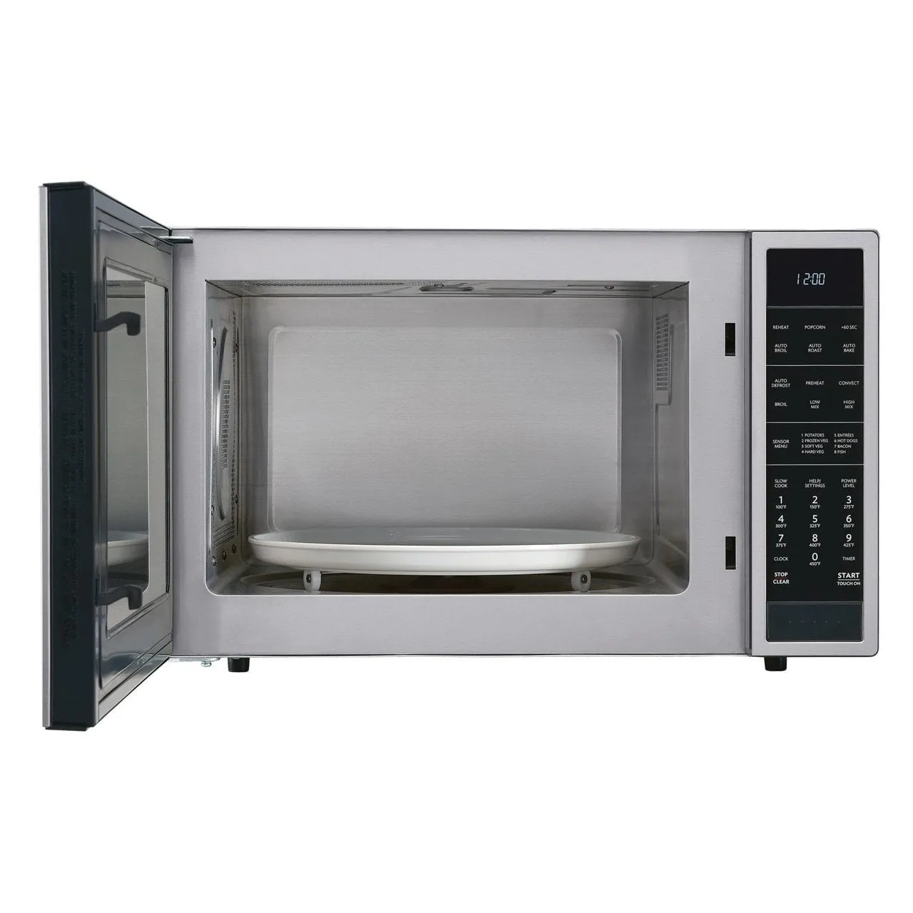 Sharp SMC1585BS 1.5 Cu. Ft. 900W Sharp Stainless Steel Carousel Convection   Microwave Oven