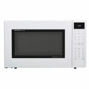 Sharp SMC1585BW 1.5 Cu. Ft. 900W Sharp White Carousel Convection   Microwave Oven