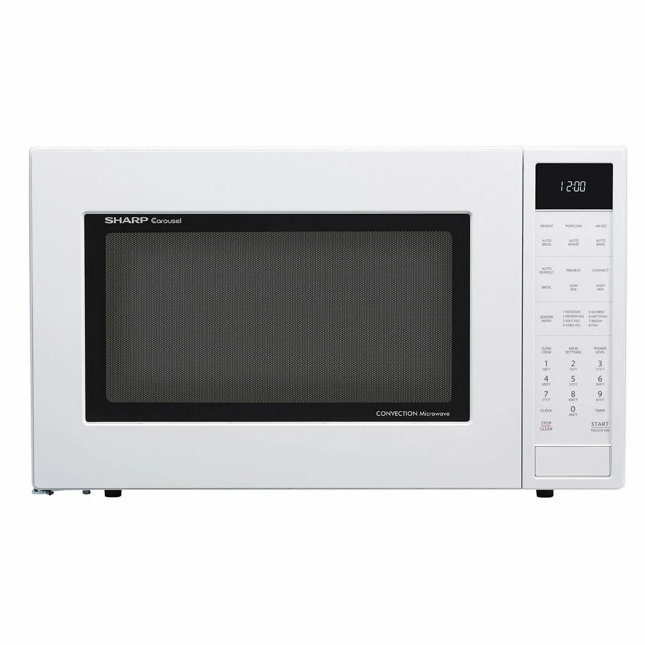 Sharp SMC1585BW 1.5 Cu. Ft. 900W Sharp White Carousel Convection   Microwave Oven