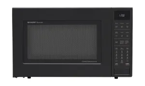 Sharp SMC1585KB Sharp 1.5 Cu. Ft. 900W Black Convection Countertop Microwave Oven