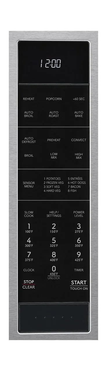 Sharp SMC1585KS Sharp 1.5 Cu. Ft. 900W Stainless Steel Convection Countertop Microwave Oven
