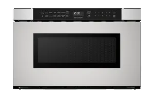 Sharp SMD2440JS 24 In. 1.2 Cu. Ft. Built-In Stainless Steel Microwave Drawer Oven