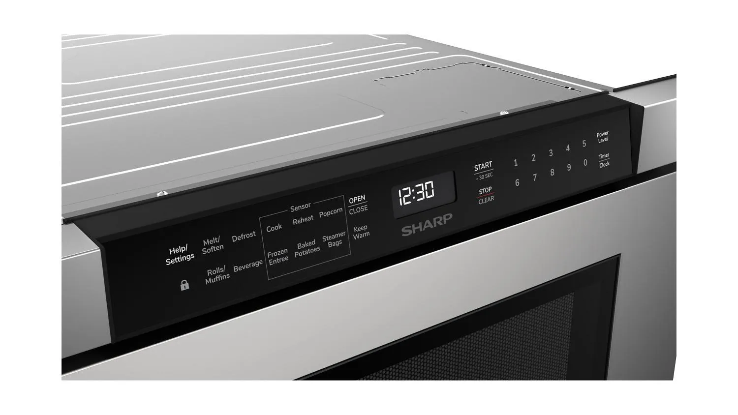 Sharp SMD2440JS 24 In. 1.2 Cu. Ft. Built-In Stainless Steel Microwave Drawer Oven