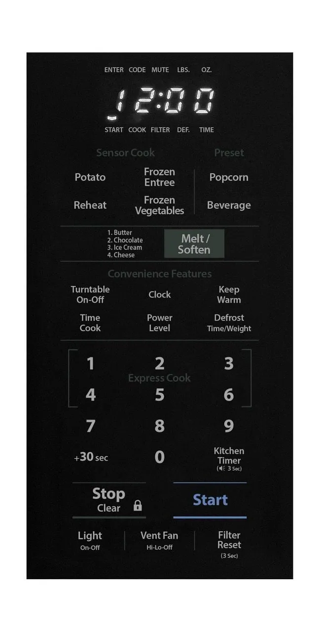 Sharp SMO1652DS 1.6 Cu. Ft. 1000W Over-The-Range Microwave Oven