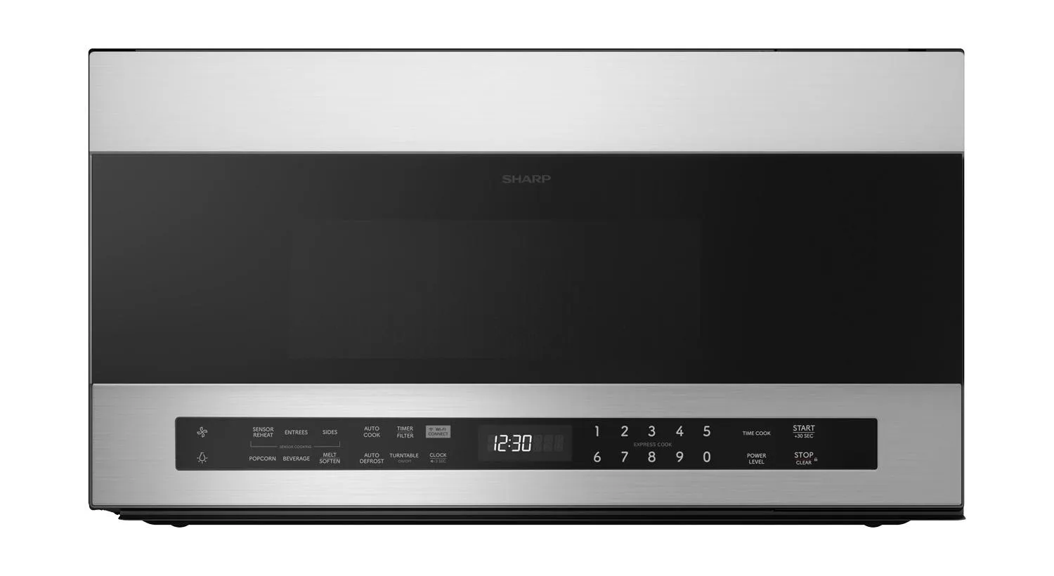 Sharp SMO1969JS 1.9 Cu. Ft. Smart Over-The-Range-Microwave Oven