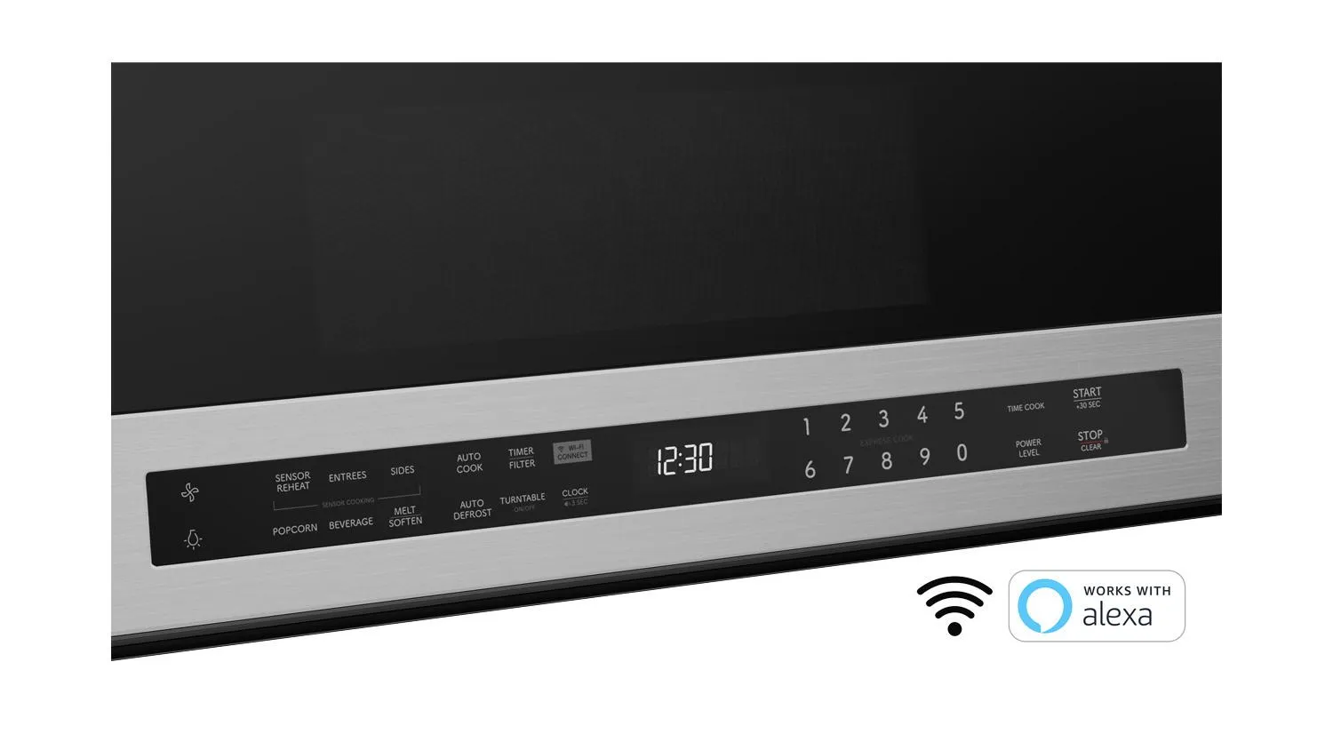 Sharp SMO1969JS 1.9 Cu. Ft. Smart Over-The-Range-Microwave Oven