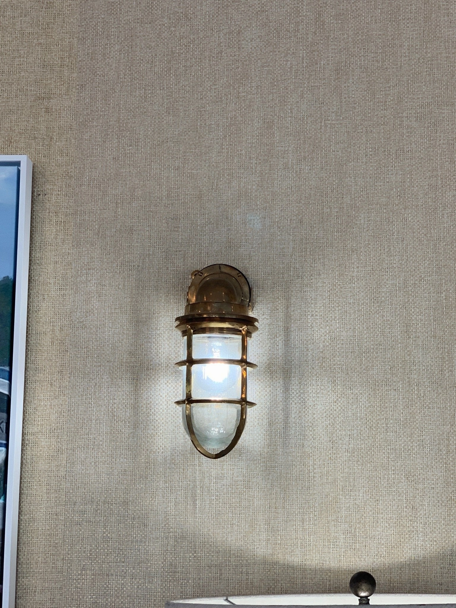 Ship Passageway Lights - 90 Degrees in Brass Finish