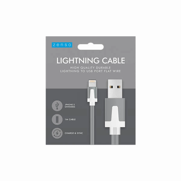 Zenso Lightning Cable To Usb 1 Metre Limited Stock Alert Mega Hot Offer