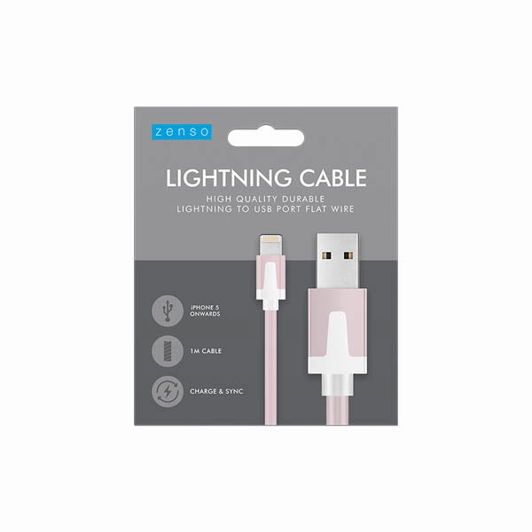 Limited Time Sale Hot Price Drop Zenso Lightning Cable To Usb 1 Metre