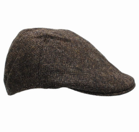 Trending Hot Deal Heather Exeter British Tweed Duckbill Cap